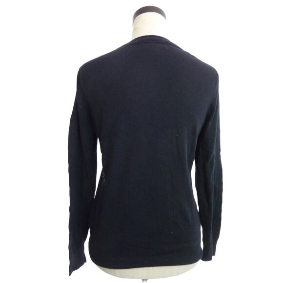 Banana Republic Black Polka Dot Sweater Size S - Picture 3 of 6